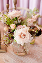 Load image into Gallery viewer, G'old Hollywood Petite Pleated Glass Centerpiece