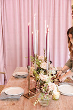 Load image into Gallery viewer, G'old Hollywood Petite Pleated Glass Centerpiece