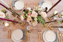 Load image into Gallery viewer, G'old Hollywood Petite Pleated Glass Centerpiece