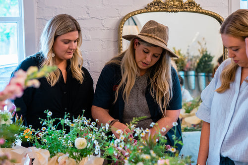 Mother's Day Fresh Floral Centerpiece Workshop