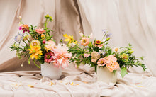 Load image into Gallery viewer, Petite Fresh Flower Arrangement with Vase