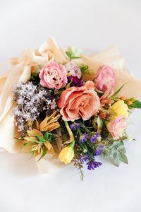 Petite Fresh Flower Paper Wrapped Bouquet