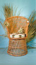 Load image into Gallery viewer, Whitney Winkler Art: Agave Velvet Peacock Chair