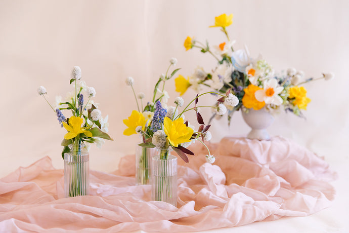 Amalfi Affair Bud Vase Arrangements