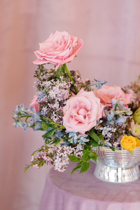 Disco Mama Grande Vased Centerpiece