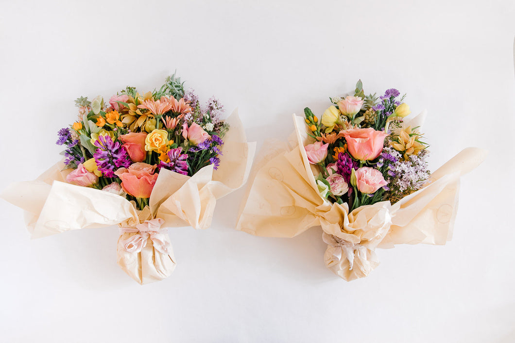 Petite Fresh Flower Paper Wrapped Bouquet